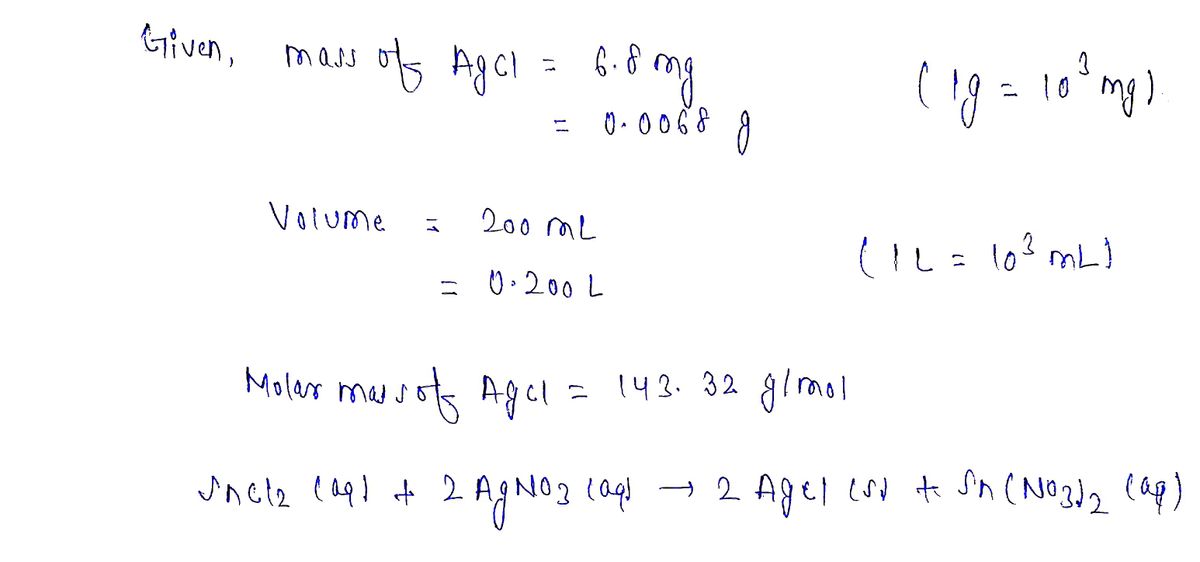 Chemistry homework question answer, step 1, image 1