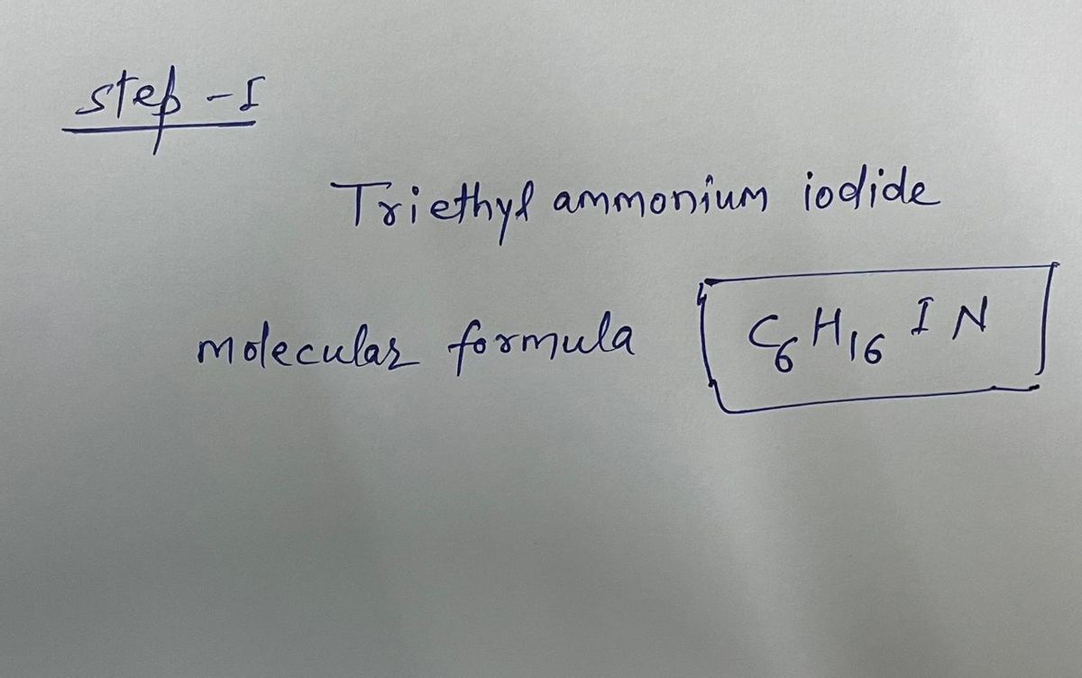 Chemistry homework question answer, step 1, image 1