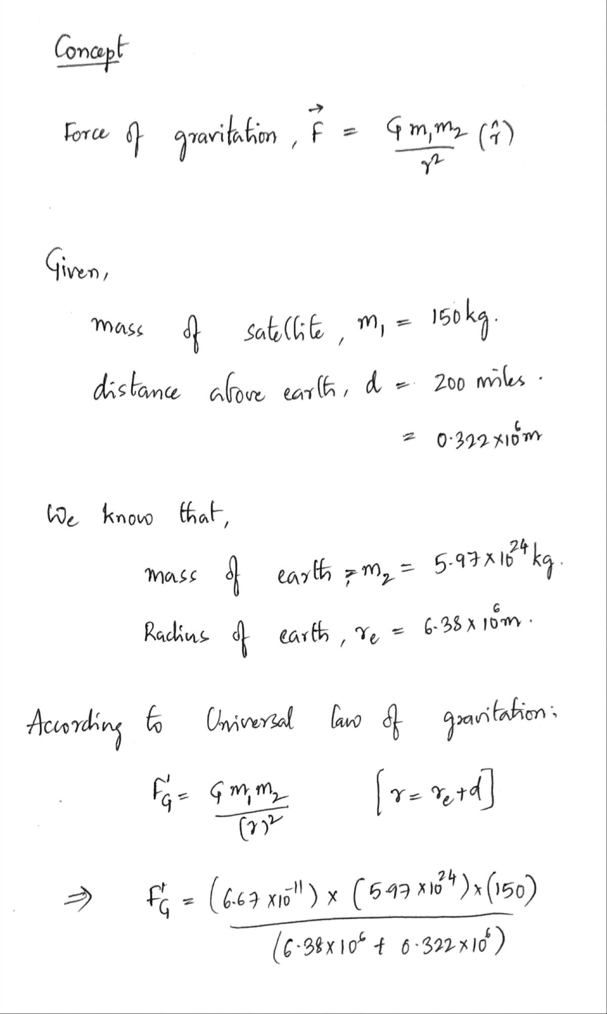 Physics homework question answer, step 1, image 1