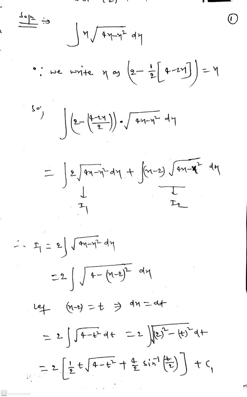 Calculus homework question answer, step 1, image 1