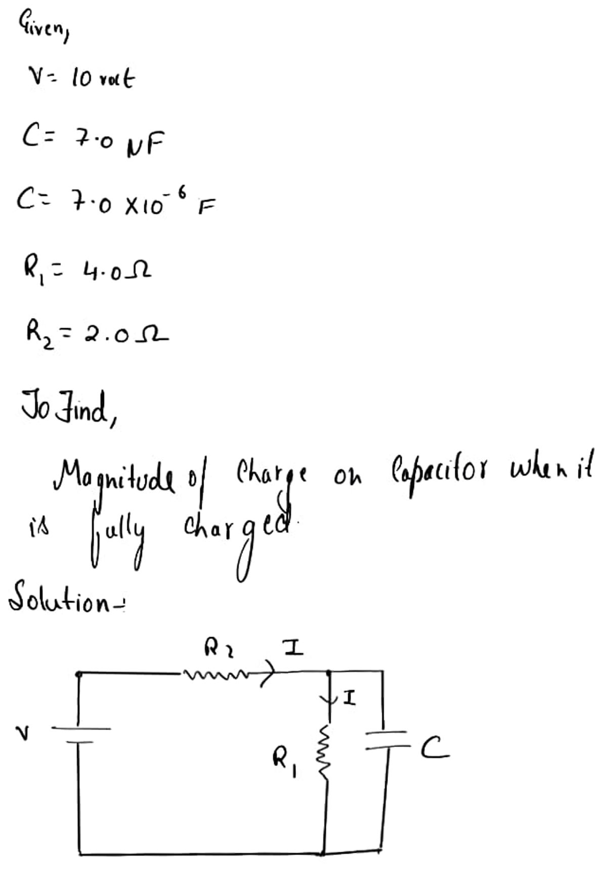 Physics homework question answer, step 1, image 1