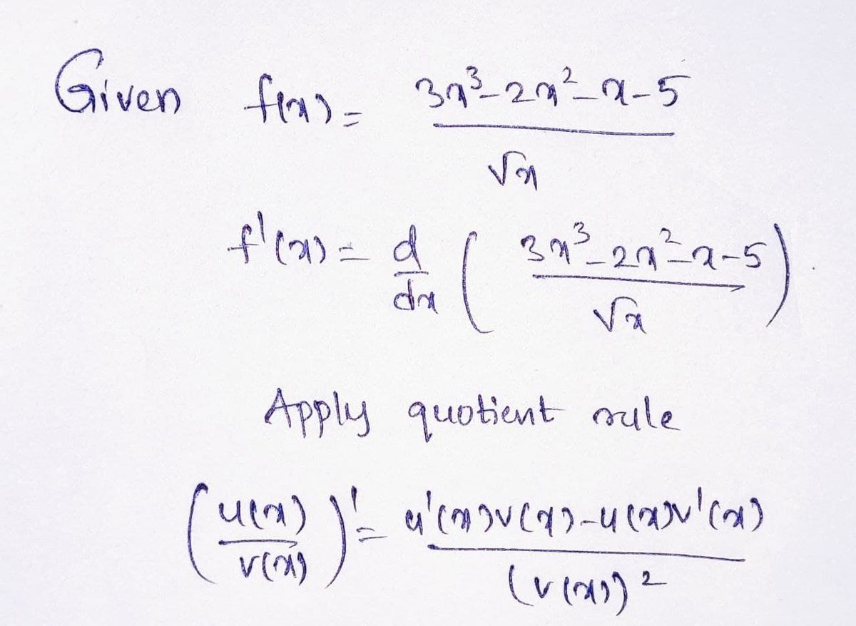 Calculus homework question answer, step 1, image 1