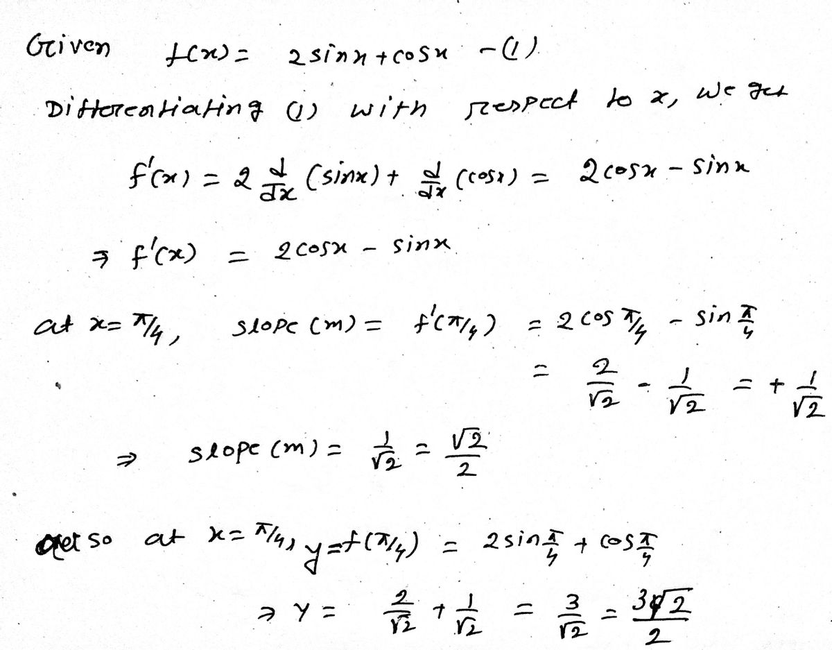 Calculus homework question answer, step 1, image 1