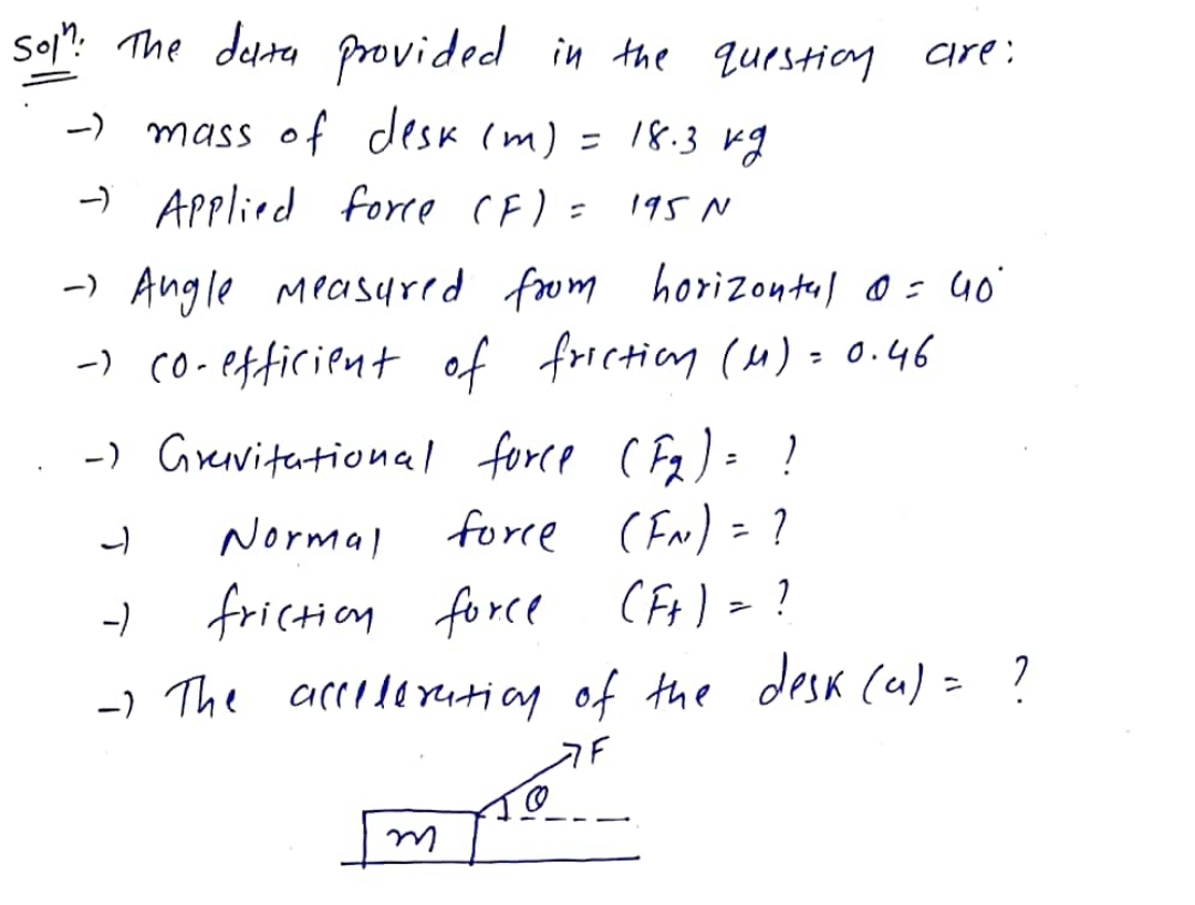 Physics homework question answer, step 1, image 1