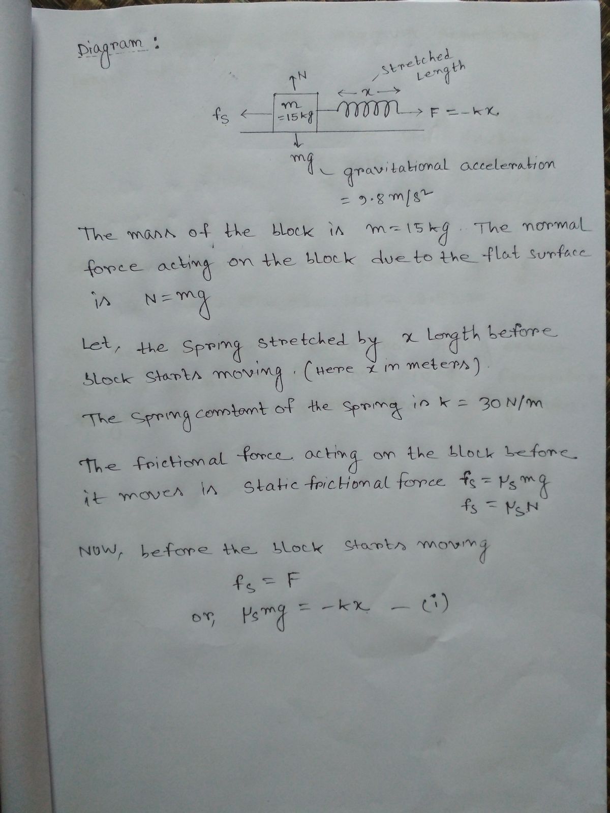 Physics homework question answer, step 1, image 1