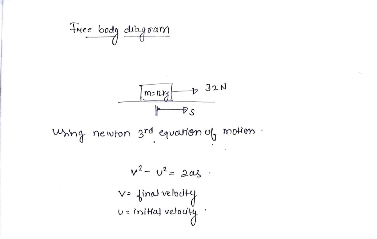 Physics homework question answer, step 1, image 1