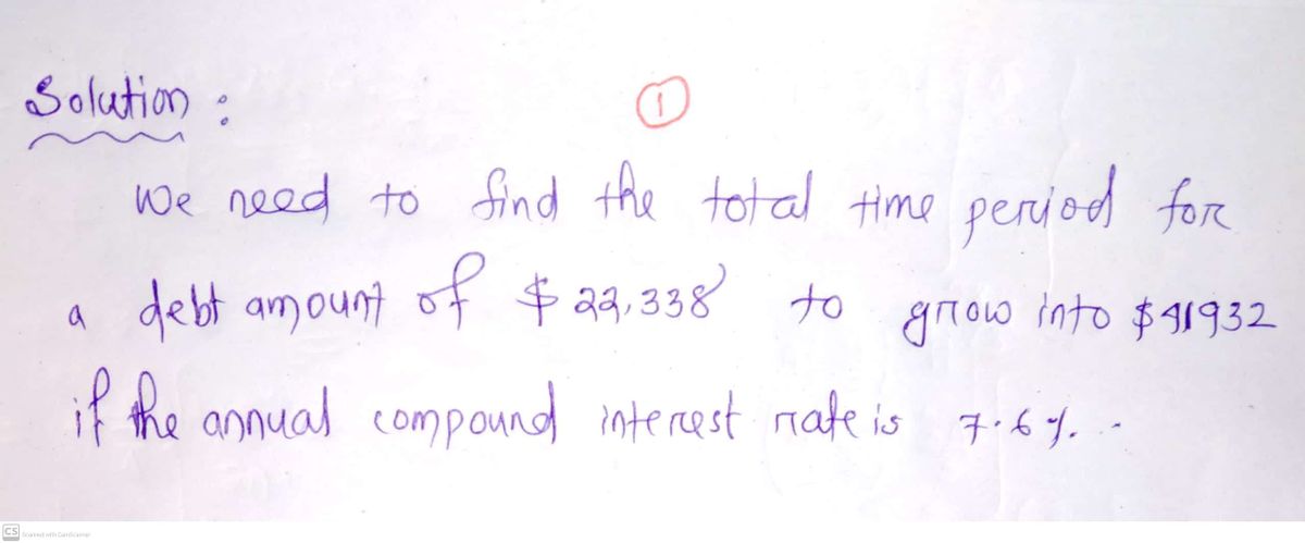 Advanced Math homework question answer, step 1, image 1