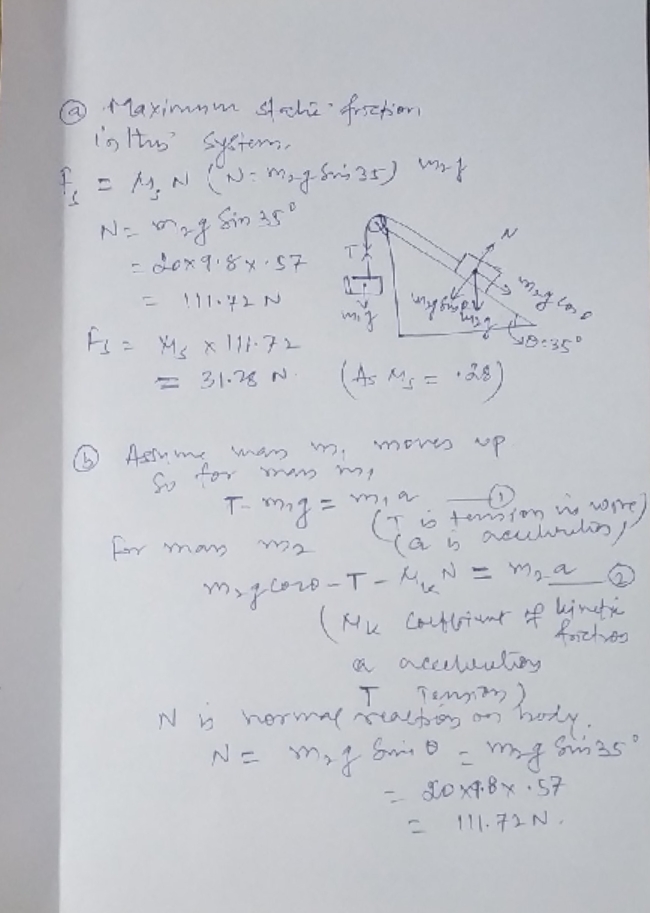 Physics homework question answer, step 1, image 1