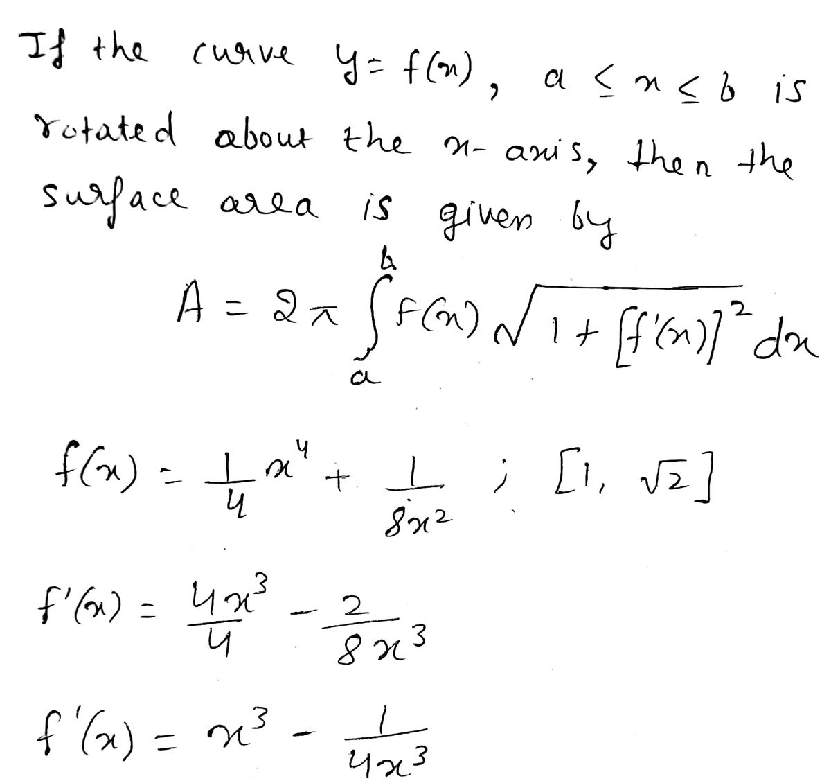 Calculus homework question answer, step 1, image 1