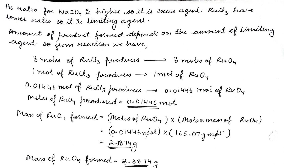 Chemistry homework question answer, step 1, image 2