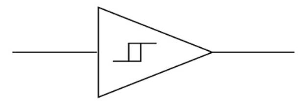 (Solved) - 12. This Electronic symbol is a Schmitt Trigger, Explain the ...