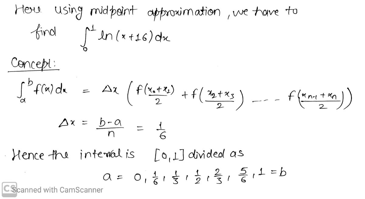 Calculus homework question answer, step 1, image 1