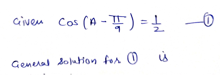 Trigonometry homework question answer, step 1, image 1