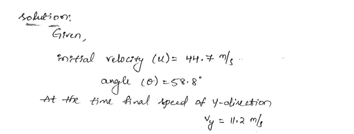 Physics homework question answer, step 1, image 1