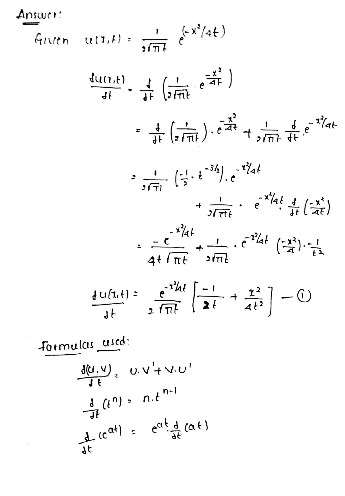 Calculus homework question answer, step 1, image 1