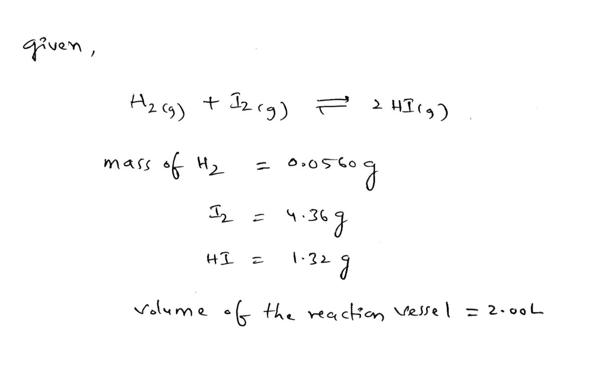 Chemistry homework question answer, step 1, image 1