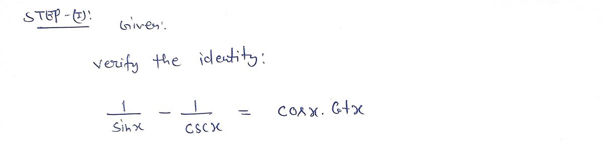 Calculus homework question answer, step 1, image 1