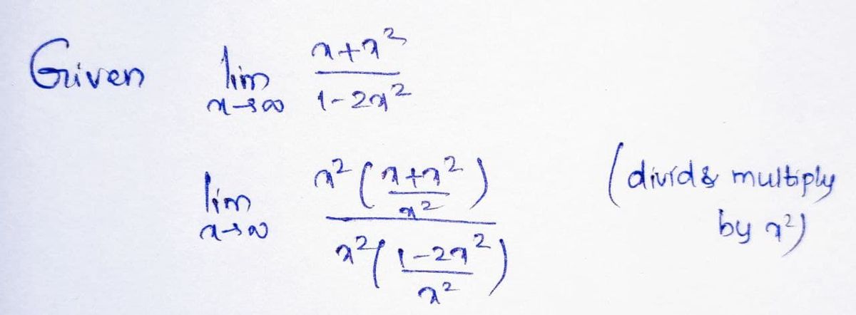 Calculus homework question answer, step 1, image 1