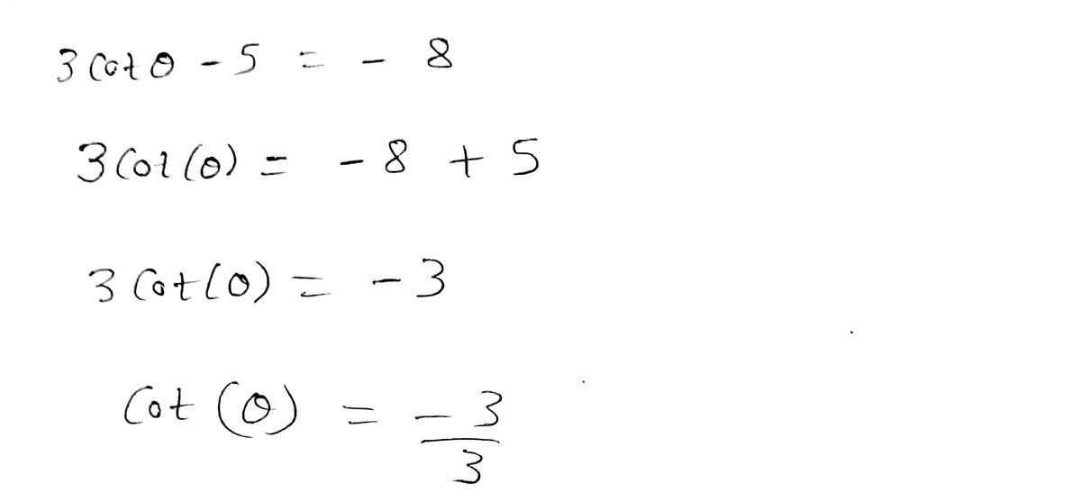 Trigonometry homework question answer, step 1, image 1