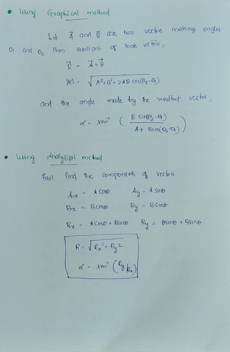 Physics homework question answer, step 1, image 1