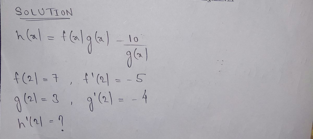 Calculus homework question answer, step 1, image 1