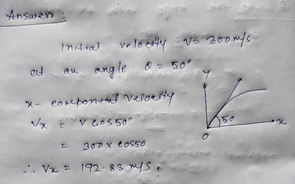 Physics homework question answer, step 1, image 1