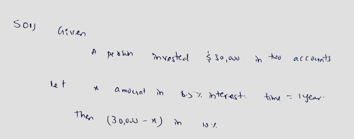 Algebra homework question answer, step 1, image 1