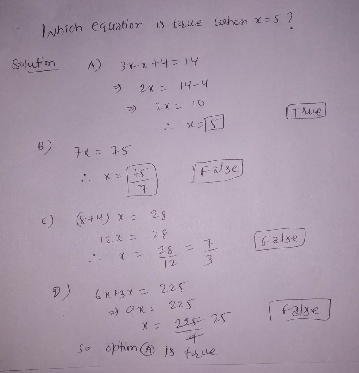 22x-2=21x+4 - solution