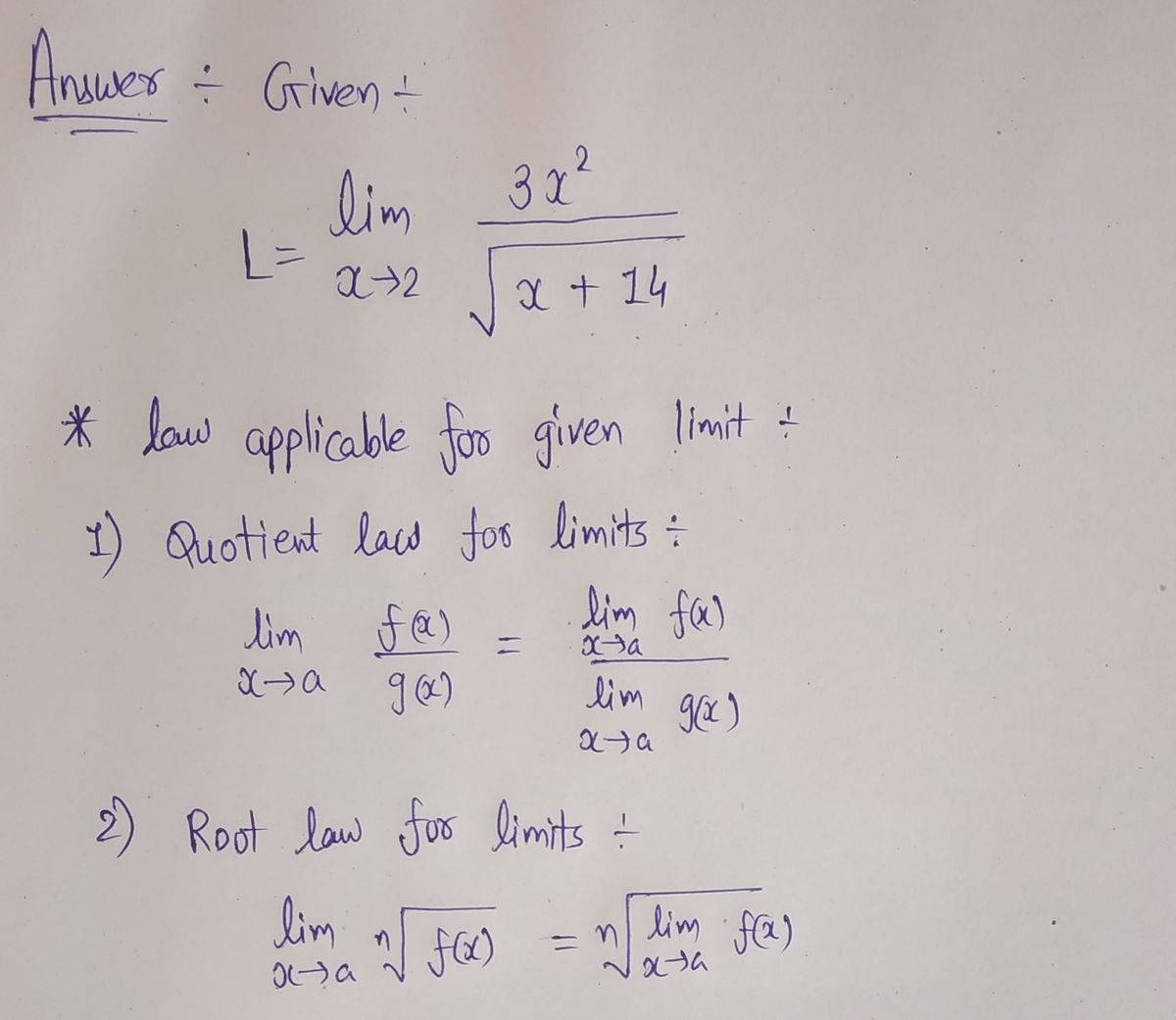 Calculus homework question answer, step 1, image 1