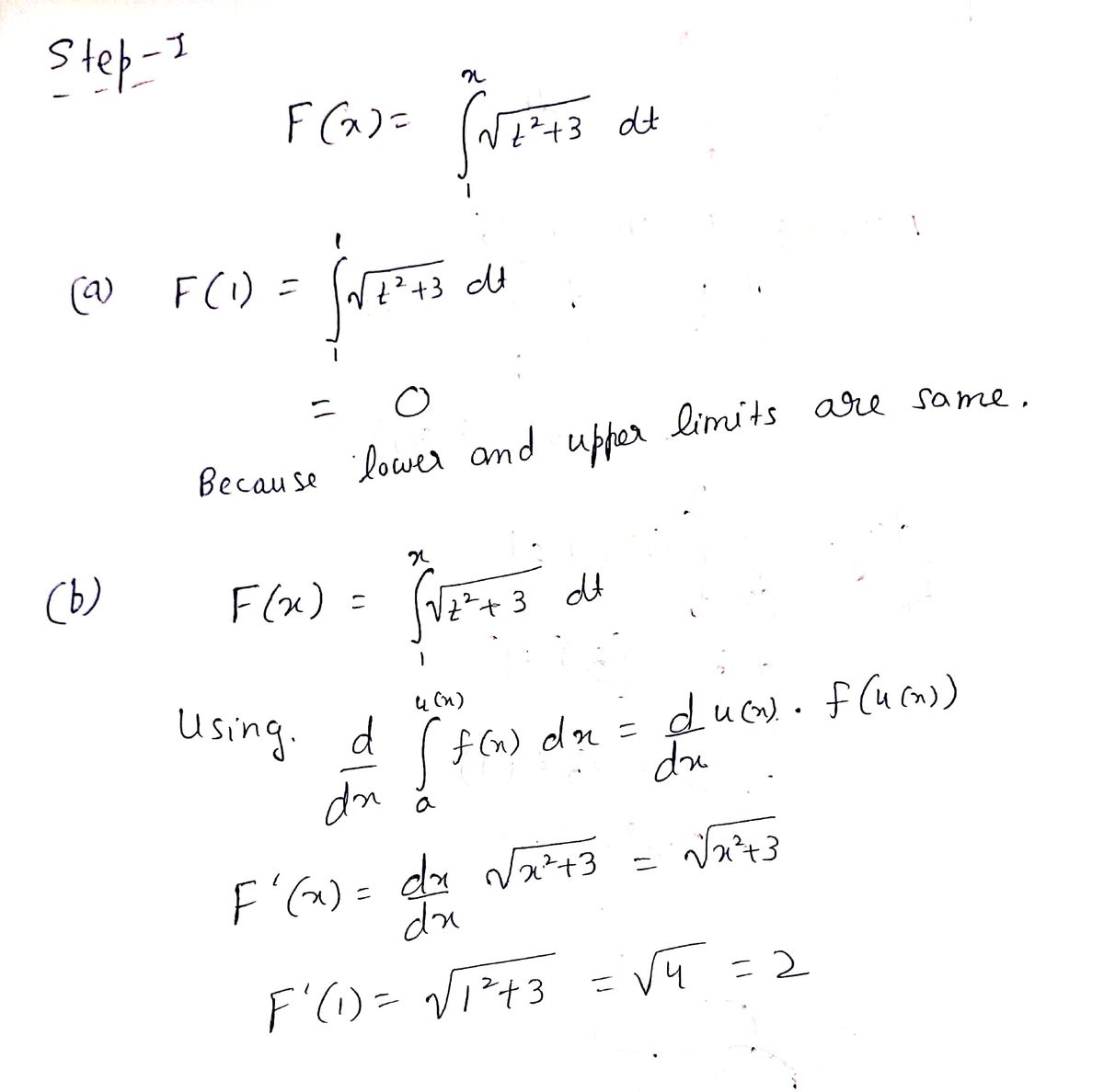 Calculus homework question answer, step 1, image 1