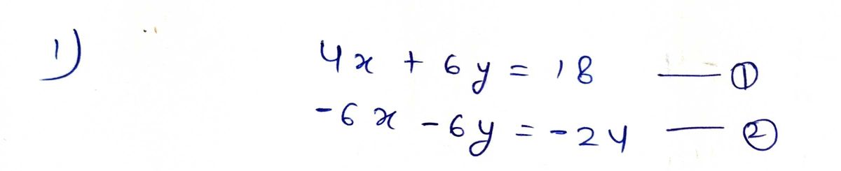 Algebra homework question answer, step 1, image 1