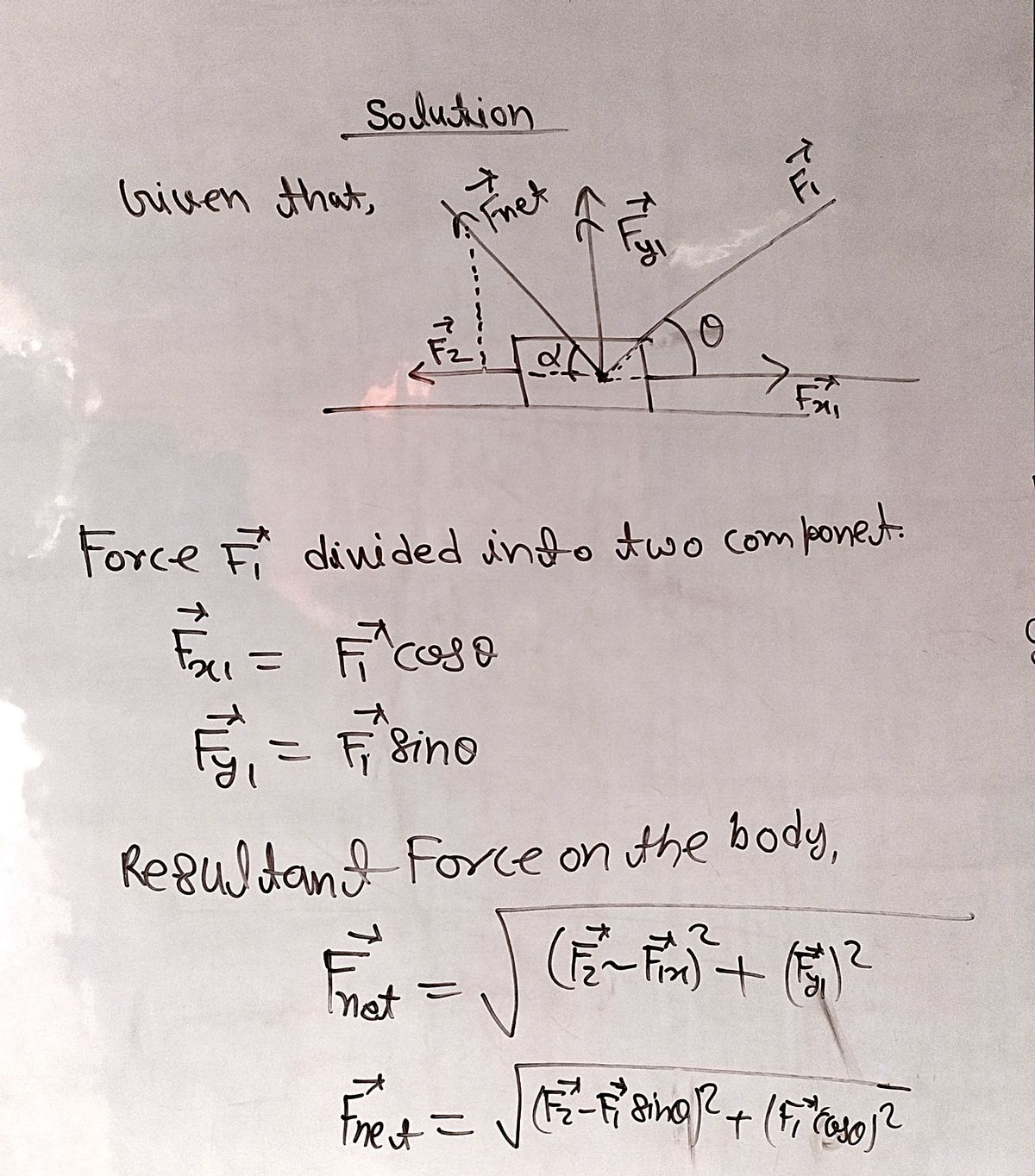 Physics homework question answer, step 1, image 1