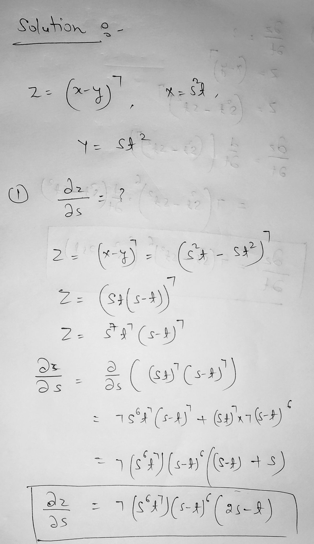 Calculus homework question answer, step 1, image 1