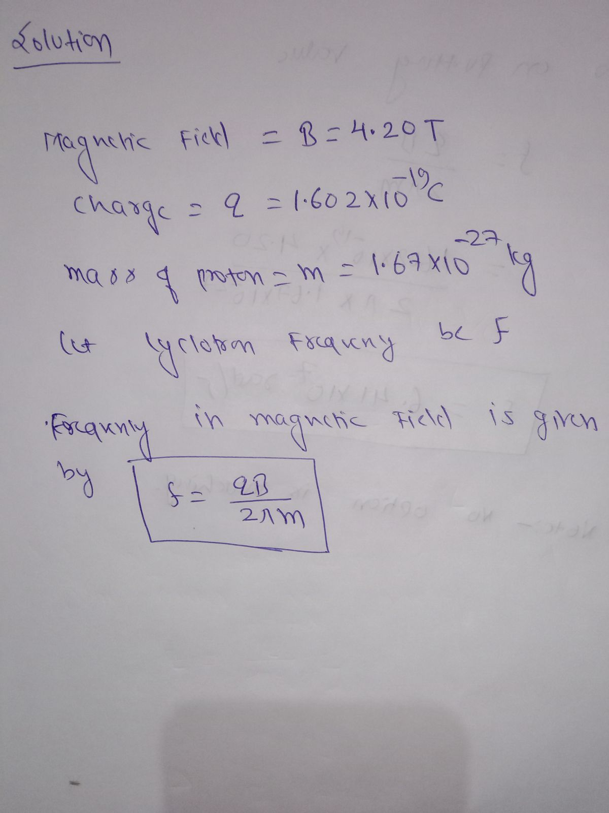 Physics homework question answer, step 1, image 1