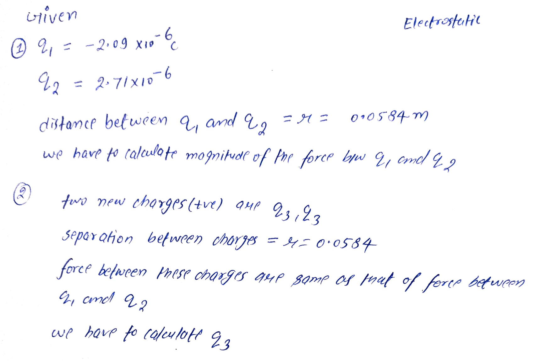 Physics homework question answer, step 1, image 1