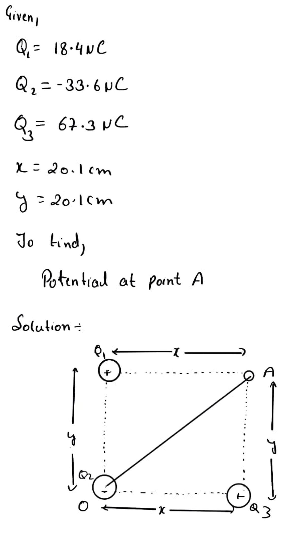 Physics homework question answer, step 1, image 1