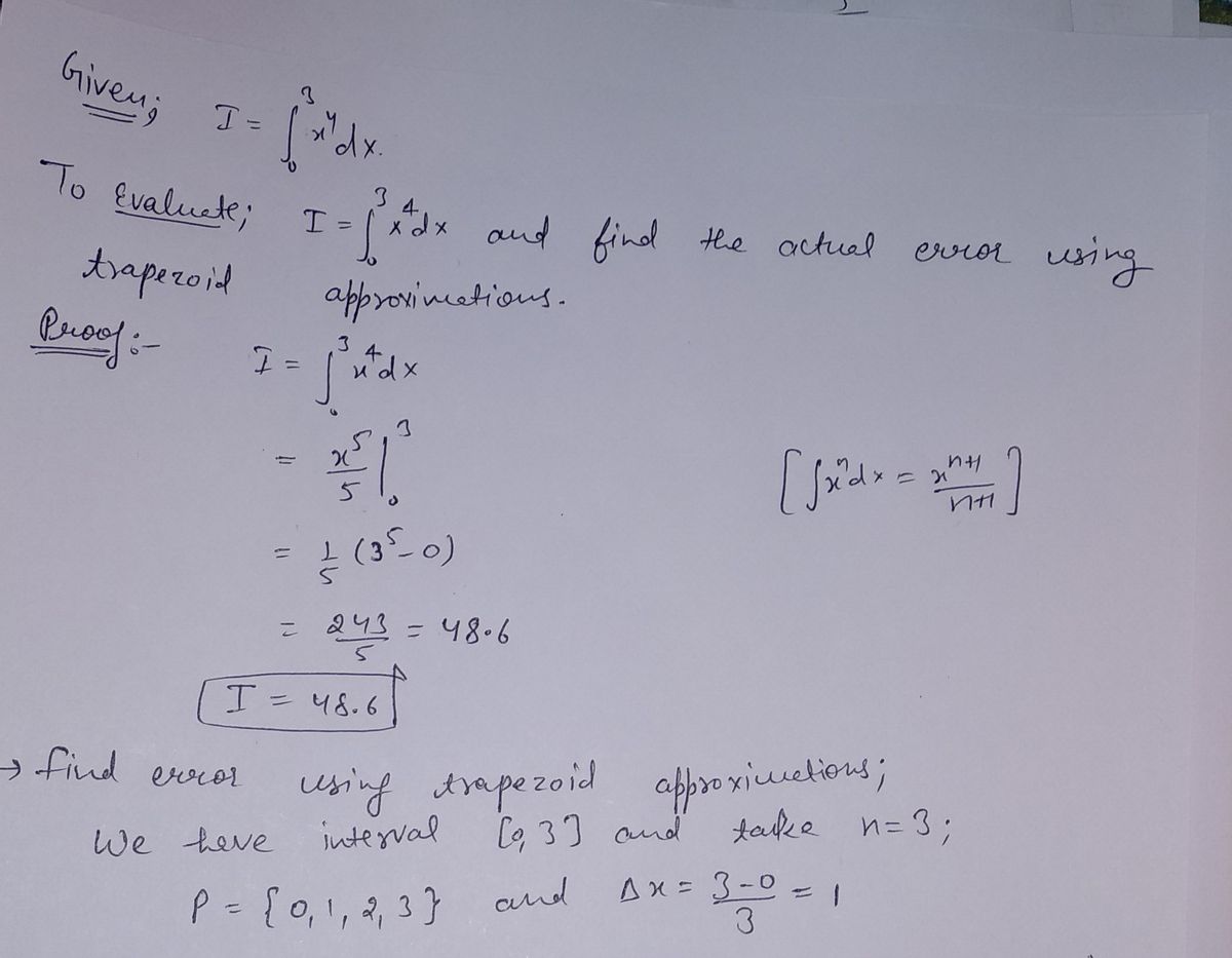 Calculus homework question answer, step 1, image 1