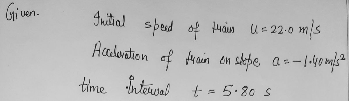 Physics homework question answer, step 1, image 1