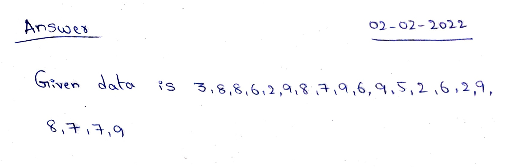 Statistics homework question answer, step 1, image 1