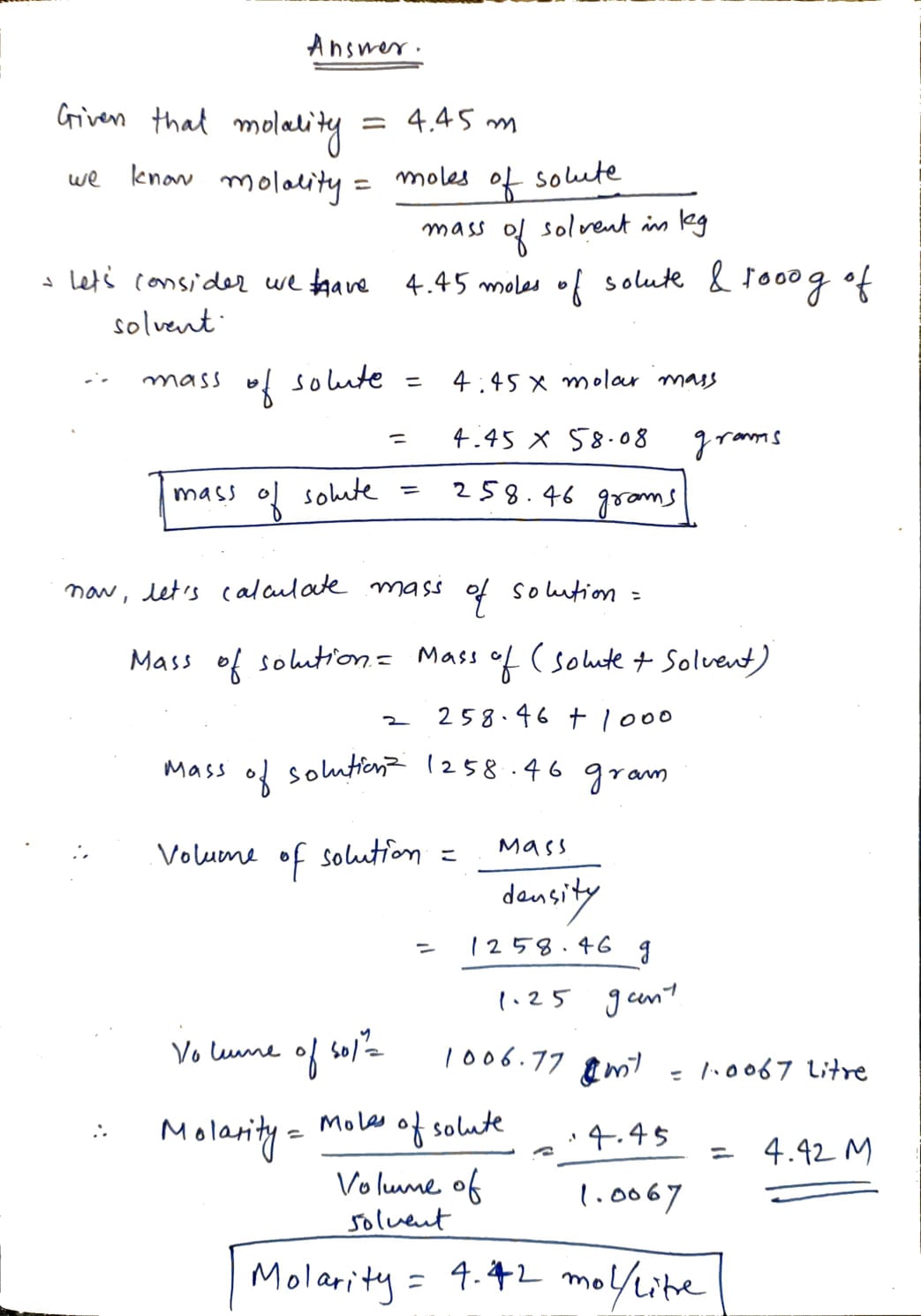 Chemistry homework question answer, step 1, image 1