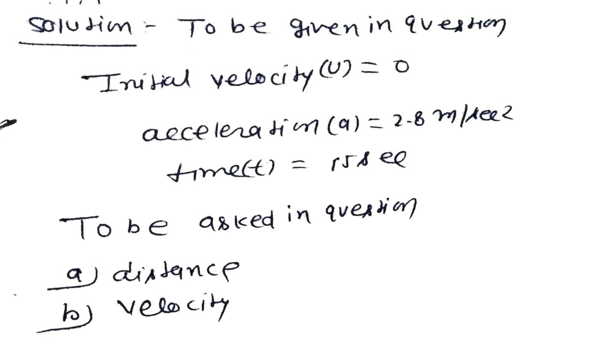 Physics homework question answer, step 1, image 1