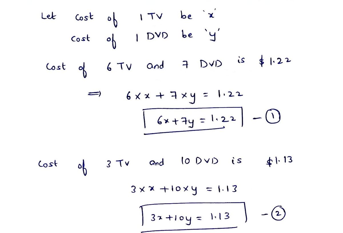 Algebra homework question answer, step 1, image 1