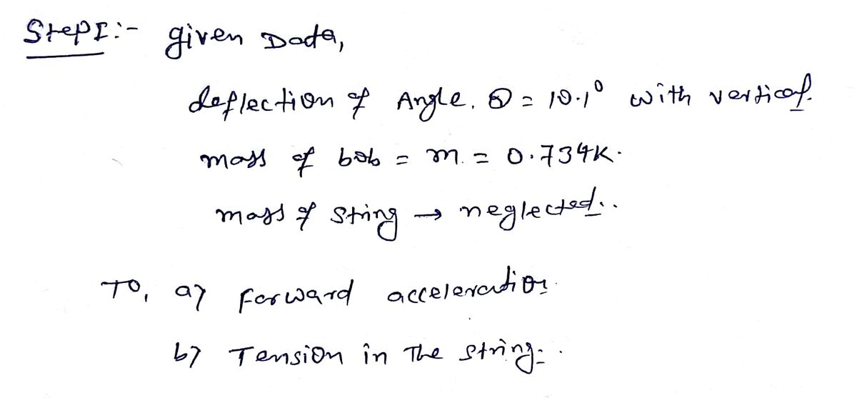 Physics homework question answer, step 1, image 1