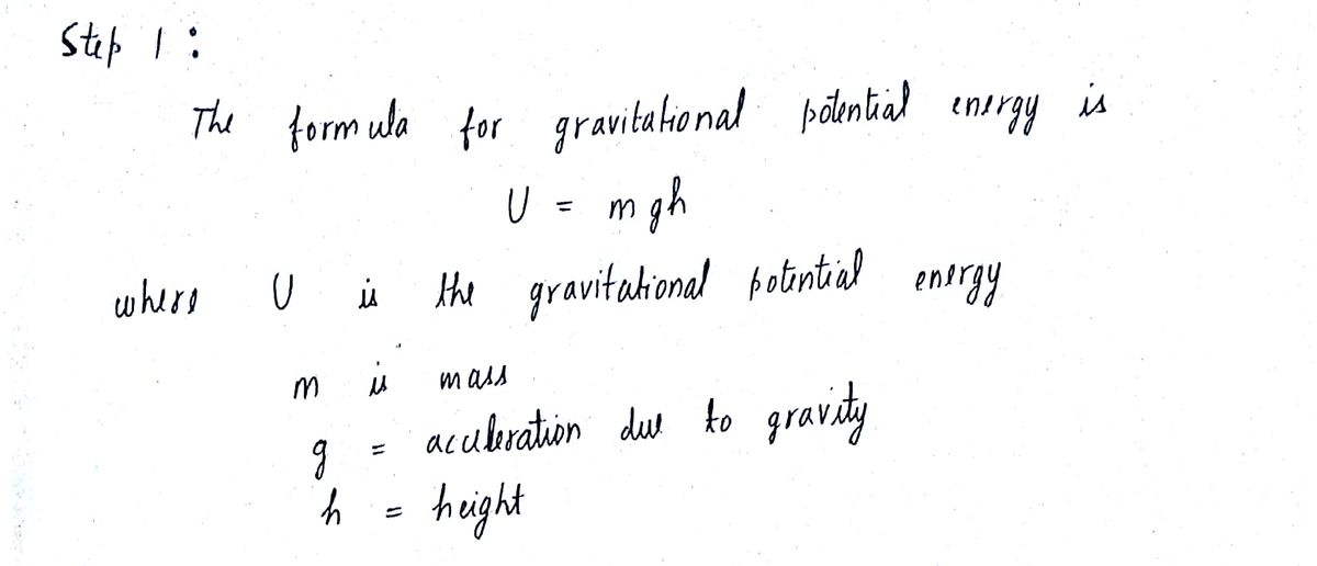 Physics homework question answer, step 1, image 1