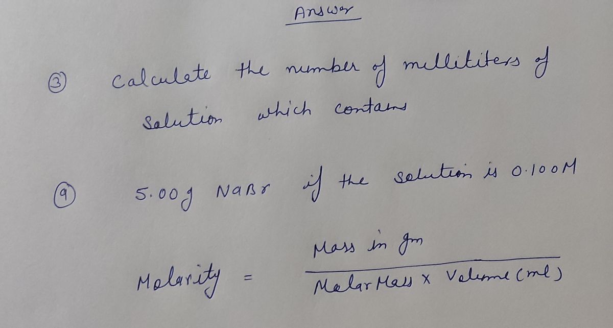 Chemistry homework question answer, step 1, image 1