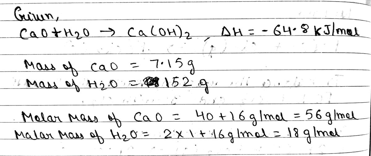 Chemistry homework question answer, step 1, image 1