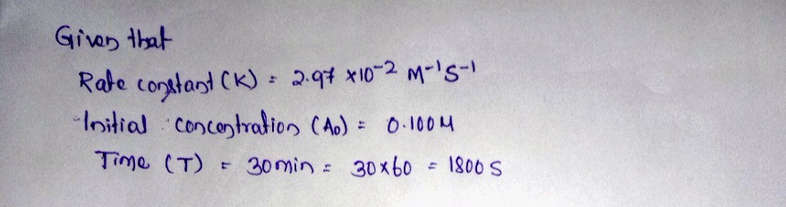 Chemistry homework question answer, step 1, image 1