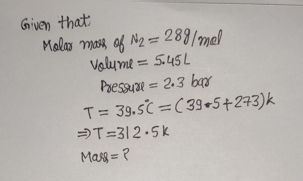 Chemistry homework question answer, step 1, image 1