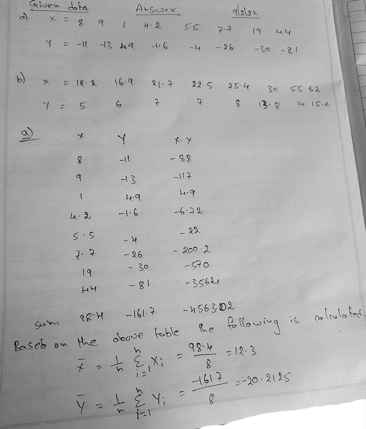 Statistics homework question answer, step 1, image 1