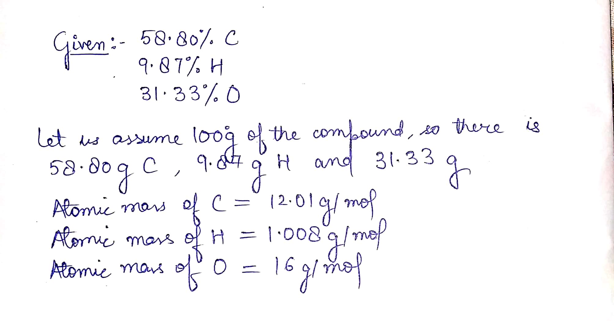 Chemistry homework question answer, step 1, image 1